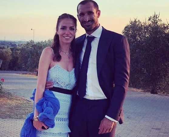 Giorgio Chiellini plays for both Juventus and his beautiful wife, Carolina Bonistalli