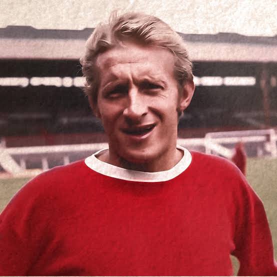 Denis Law during his playing days at Manchester United. 