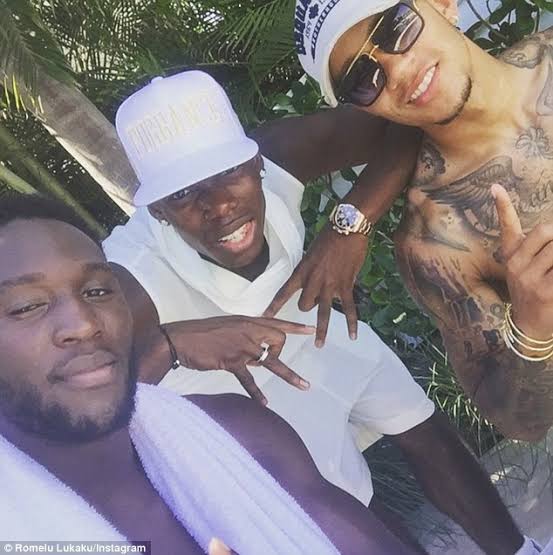 Memphis Depay of Barcelona shares a throwback picture of himself, Paul Pogba, and Romelu Lukaku