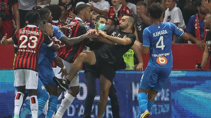 OGC Nice get punished after their supporters caused havoc in their match against Marseille
