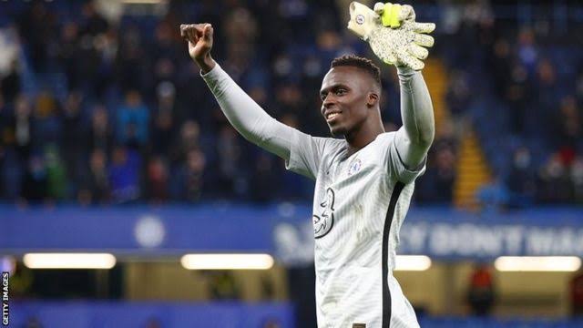 Chelsea's goalkeeper Edouard Mendy recorded a personal best against Liverpool