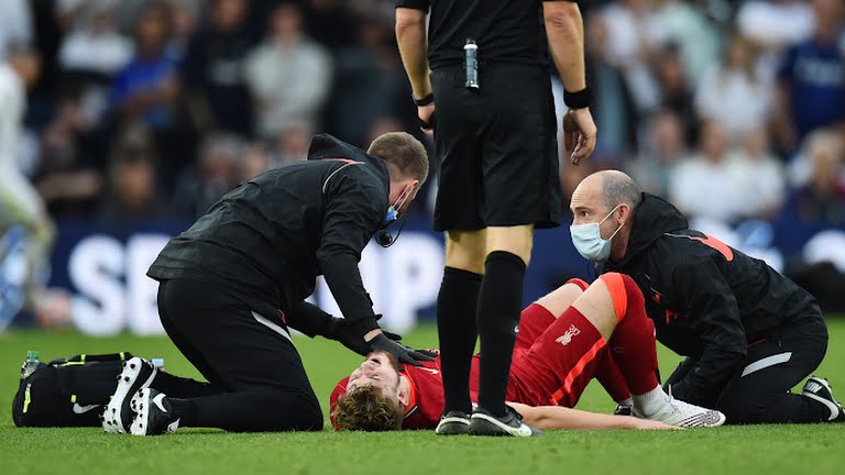 Harvey Elliott of Liverpool says he is "devastated" after dislocating his ankle, Jurgen Klopp reacts