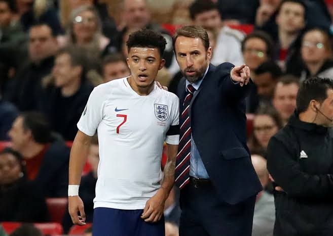 Gareth Southgate admits Jadon Sancho's form at United is not good enough for the national team