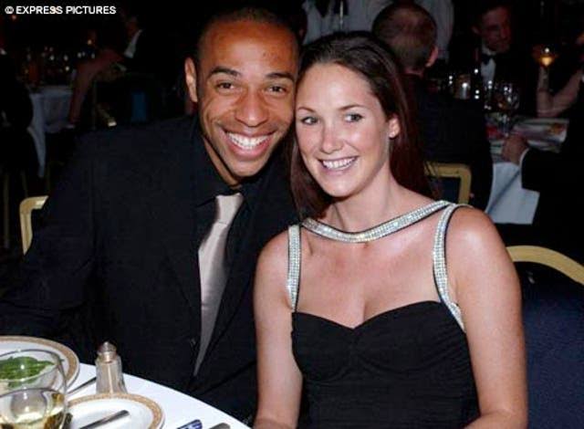 Thierry Henry and his ex-wife Claire Merry.