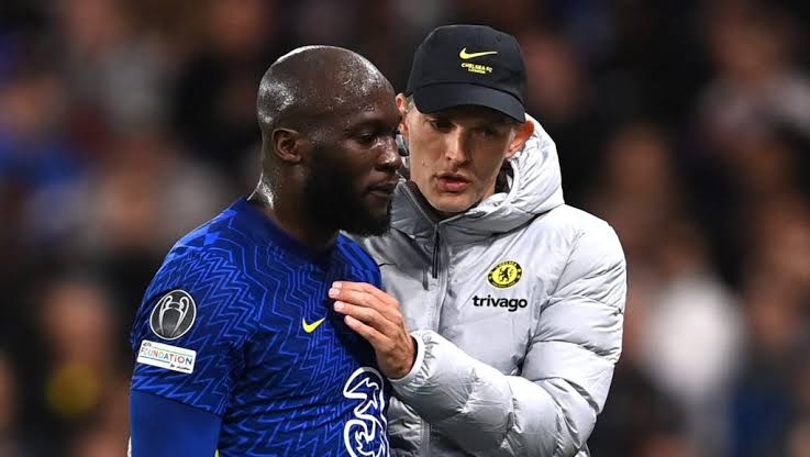 Thomas Tuchel of Chelsea confirmed Romelu Lukaku and Timo Werner won't play for a "while"