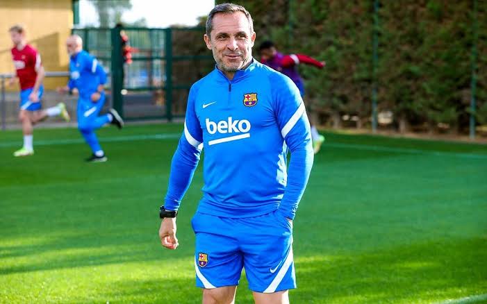 Sergi Barjuan will coach FC Barcelona against Alaves