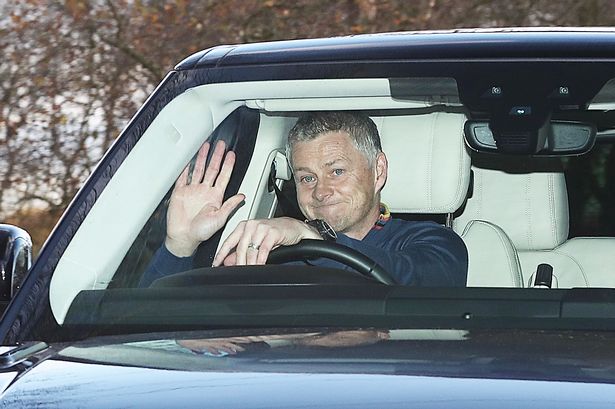 Ole Gunnar Solskjaer leaving Manchester United training camp after he was sacked.  