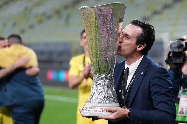 Unai Emery won his fourth Europa League as a manager last season by leading Villarreal to beat Manchester United in the final of the competition.  