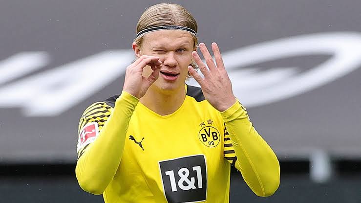 Erling Haaland of Borussia Dortmund. 