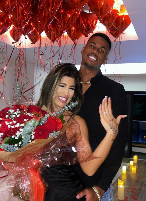 Gabriel Magalhaes of Arsenal and his lover, Gabrielle Figueiredo, are expecting a baby girl