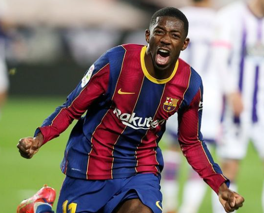 Ousmane Dembele of FC Barcelona.