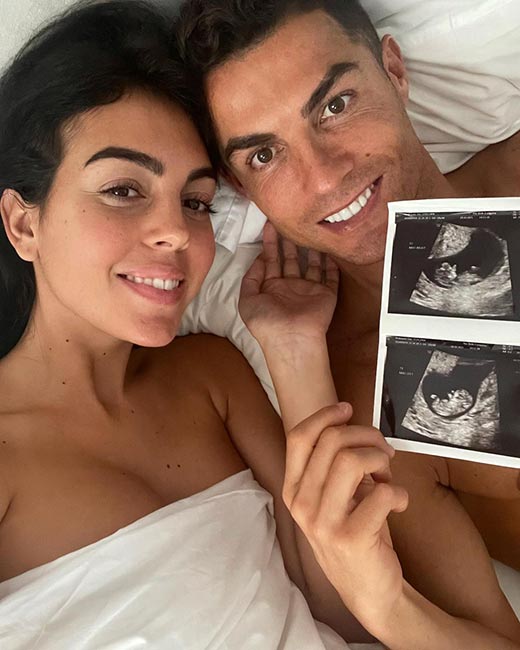 Cristiano Ronaldo and Georgina Rodriguez used their four children to reveal the gender of their unborn twins