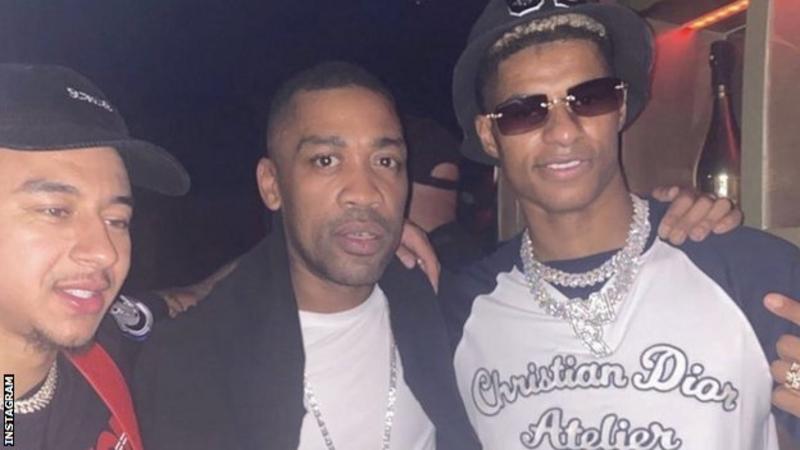 Marcus Rashford and Jesse Lingard of Manchester United defend their decision to pose with controversial rapper Wiley