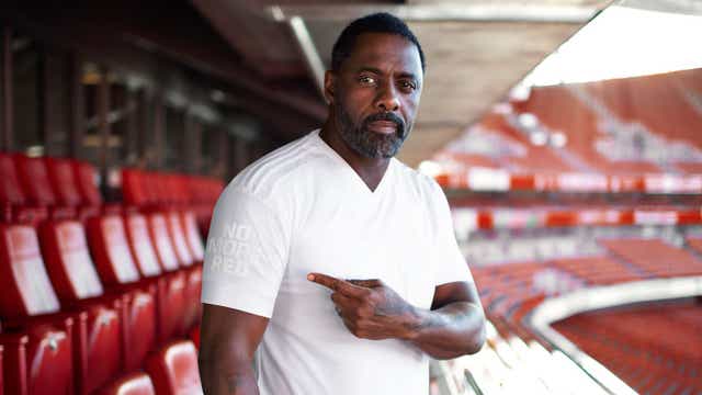 Arsenal will play in a one-off all-white strip against Nottingham Forest in support of an anti-knife crime campaign backed by Idris Elba