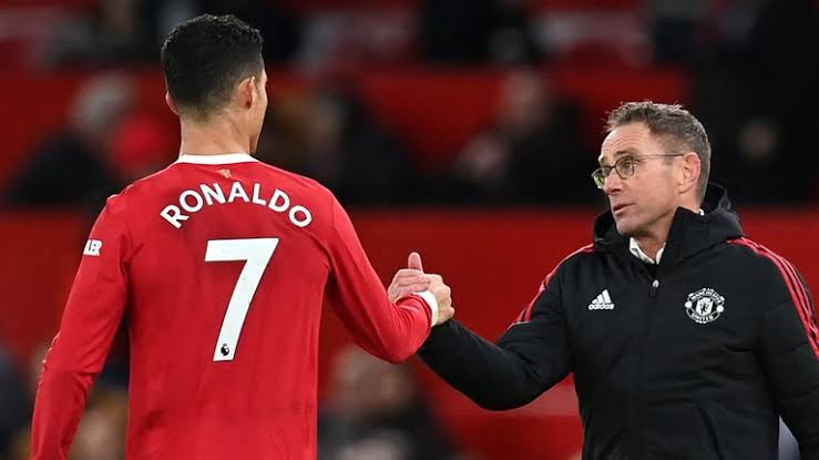 Ralf Rangnick Of Manchester United Insists he is not focus on the partnership between Cristiano Ronaldo and Bruno Fernandes