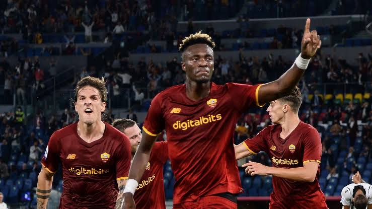 Tammy Abraham has now scored 12 goals in 12 games for AS Roma