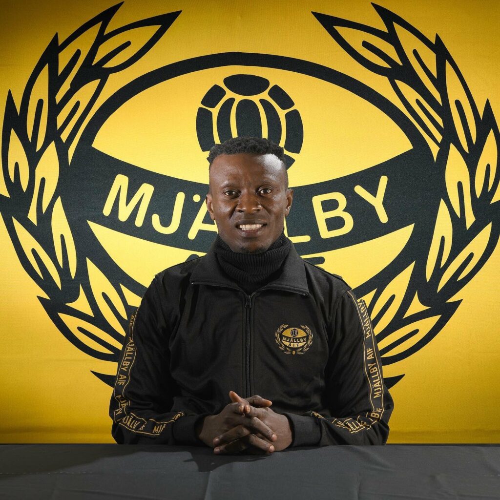 Silas Nwankwo of Nigeria joined Swedish side Mjallby AIFs... There are proves that he is not 18-year-old