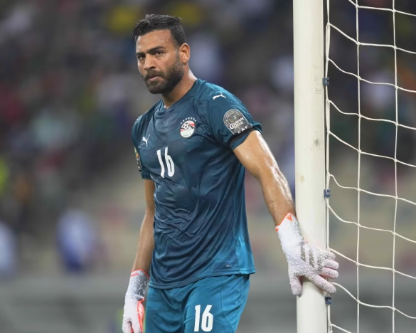 The goalkeeper of Egypt, Abou Gabal ‘Gabaski’.