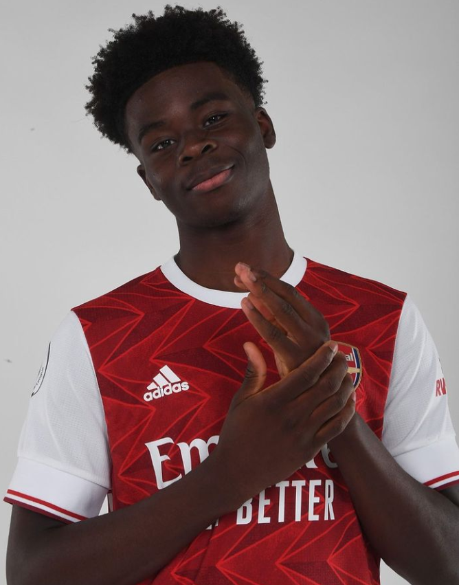 Bukayo Saka had trials with Tottenham but ended up at Arsenal, yet he claims Arsenal has always been his dream club