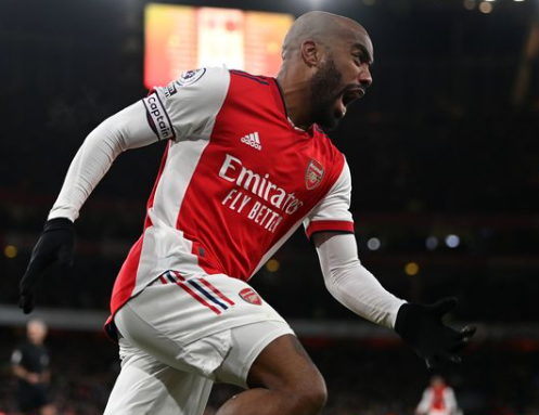 What is the stats of Alexandre Lacazette at Arsenal