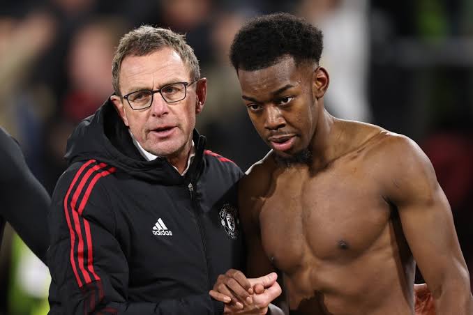 Anthony Elanga reveals what coach Ralf Rangnick told him before he went on to help Manchester United rescue a point against Atletico Madrid