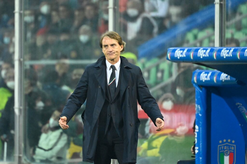 Italy coach Roberto Mancini.