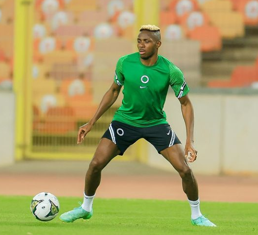 Victor Osinhen says it is a blessing to play for the Super Eagles of Nigeria: