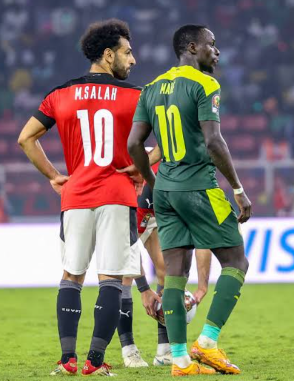Mohamed Salah and Sadio Mane. 