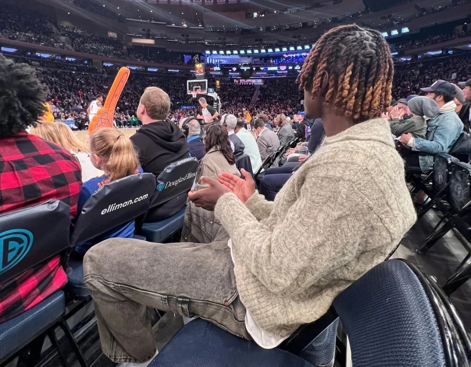 Trevoh Chalobah was at the Madison Square Garden where he watched Atlanta Hawks beat New York Knicks.