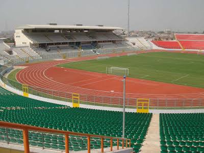 Baba Yara Sports Stadium in Kumasi, Ghana. 