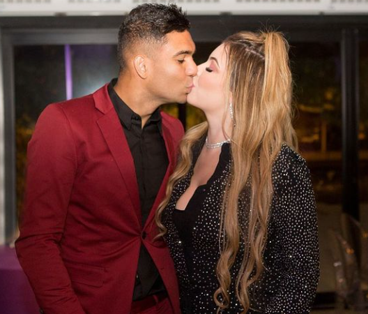 Casemiro and his wife Anna