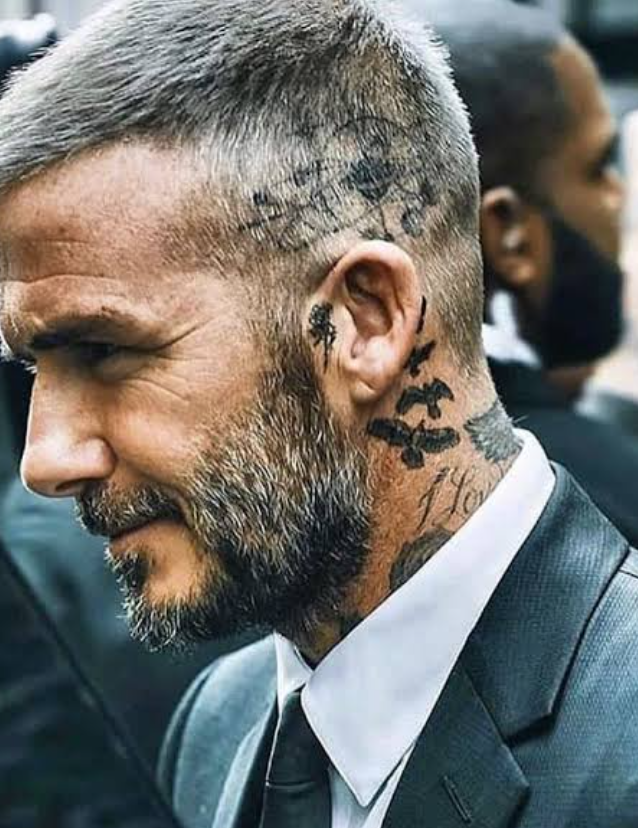 Does David Beckham have a Head Tattoo?