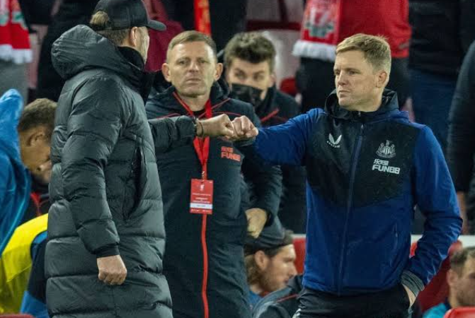 Eddie Howe wishes to turn Newcastle United into another Liverpool team