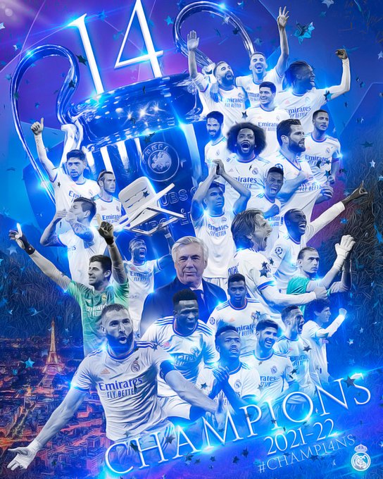 Real Madrid became the third club in a row to win the UEFA Champions League final with a lone goal after beating Liverpool 1-0
