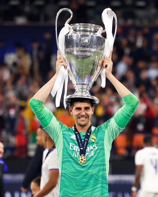 Real Madrid goalkeeper, Thibaut Courtois won the man of the match award in the 2022 Champions League final after making nine match-winning saves. 