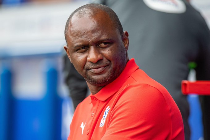 Patrick Vieira of Crystal Palace will not be punished for kicking an Everton fan