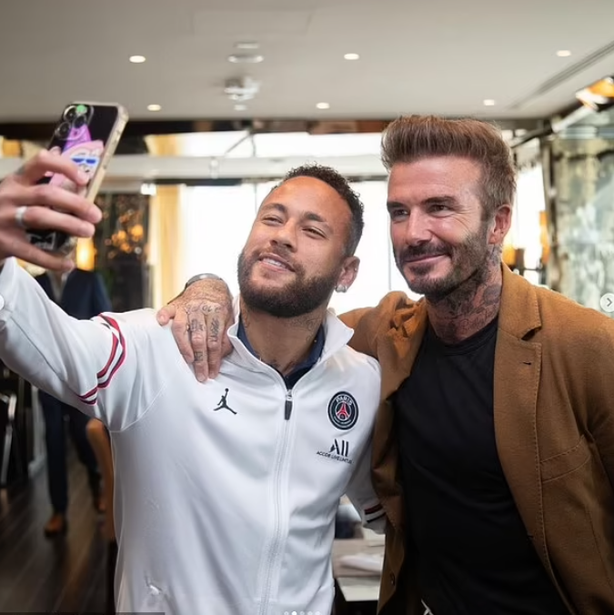 David Beckham and PSG catch up in Qatar, Kylian Mbappe, Lionel Messi, Neymar, and Sergio Ramos were excited to meet him