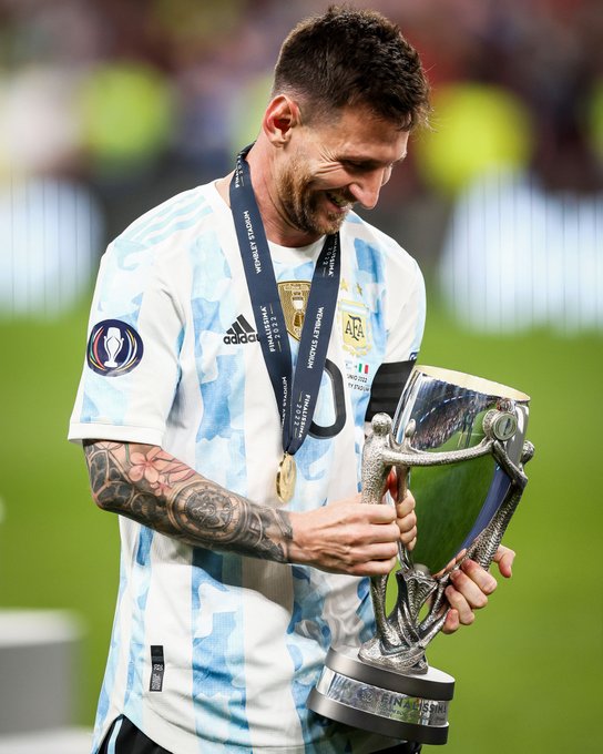 Lionel Messi holds the Finalissima title after leading Argentina to beat Italy 3-0.