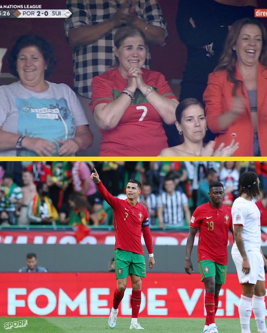Cristiano Ronaldo makes his mother Maria Dolores cry