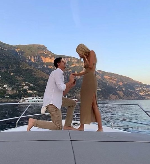 Thibaut Courtois and Mishel Gerzig agreed to marry each other