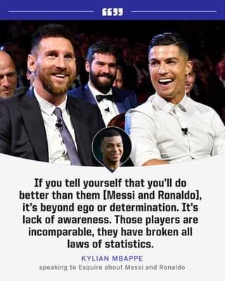 Comparing Yourself to Messi or Ronaldo is Unrealistic