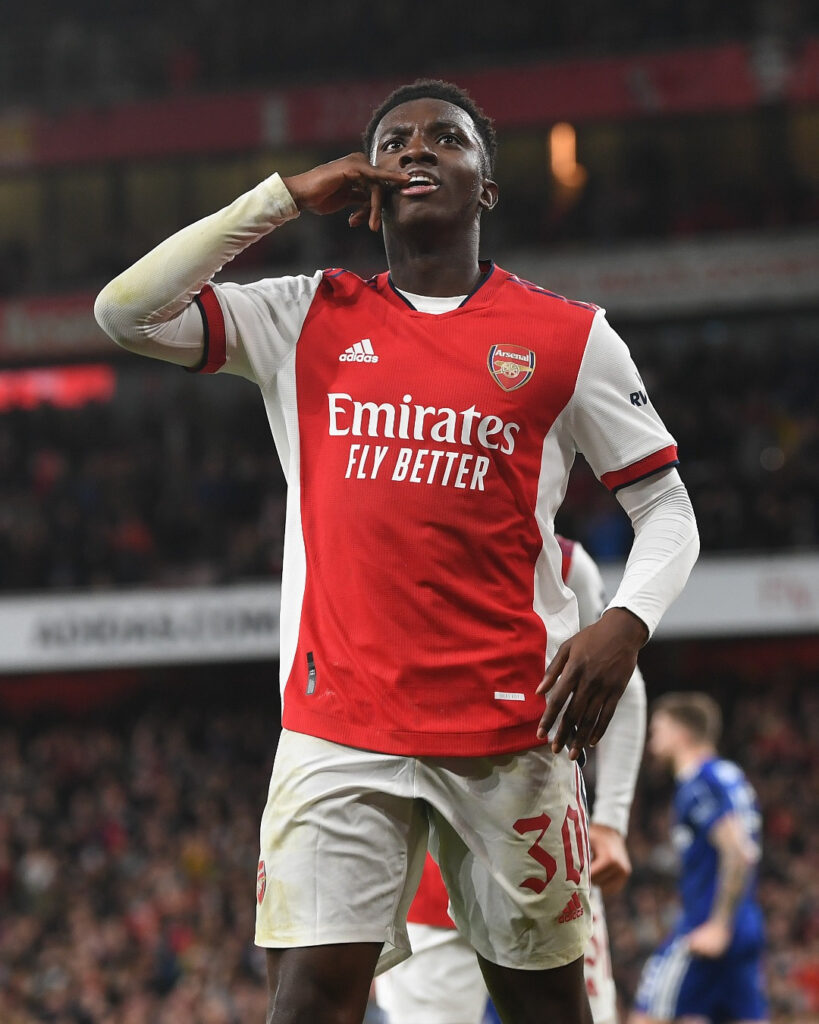 Eddie Nketiah scores hat-trick in Arsenal's friendly game