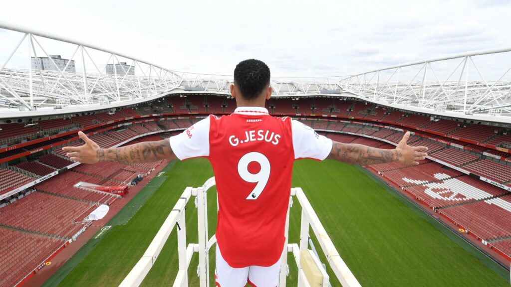 Gabriel Jesus joins Arsenal on a five year deal