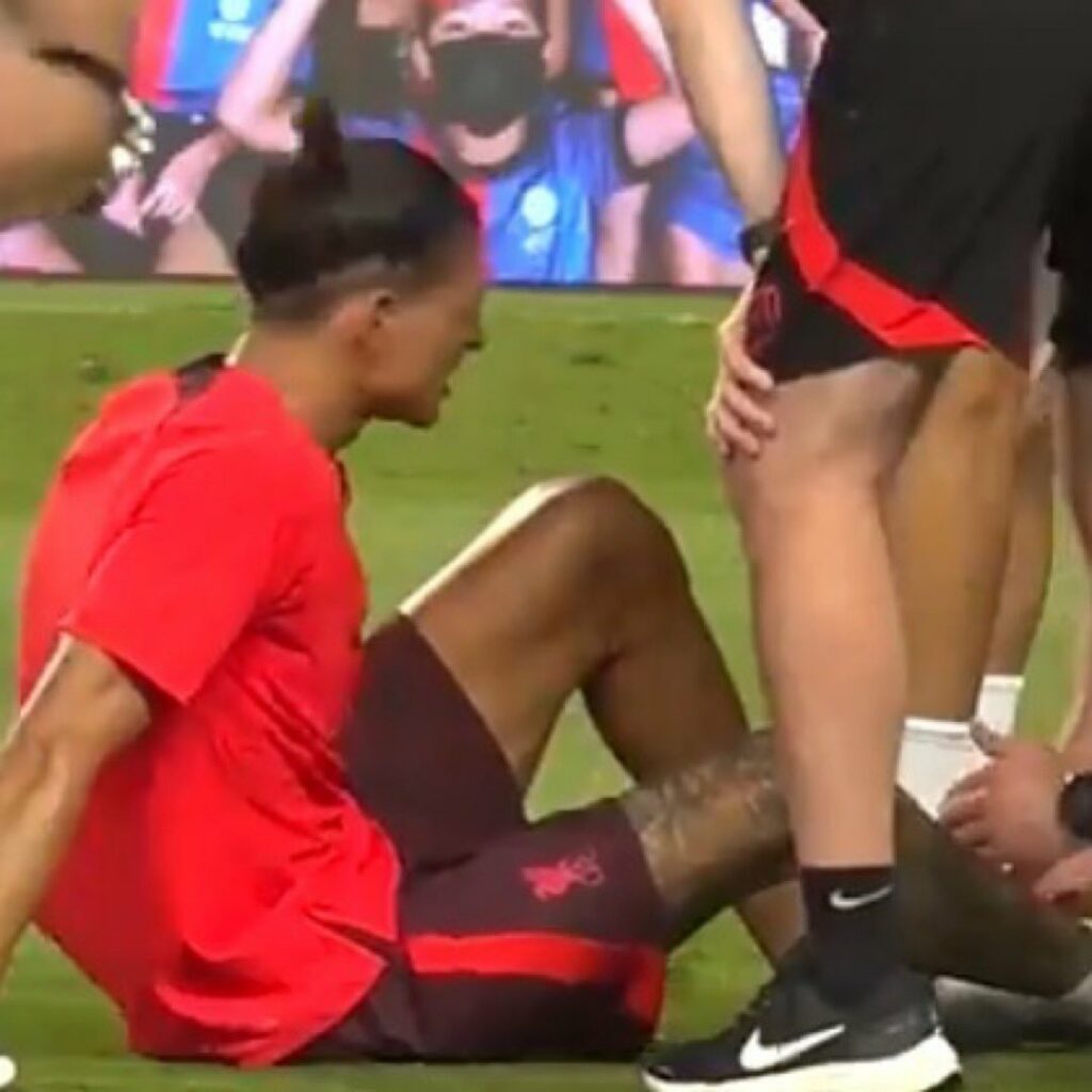 Darwin Nunez suffers foot injury during Liverpool training session