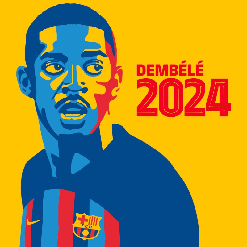 Ousmane Dembele signs new contract with Barça