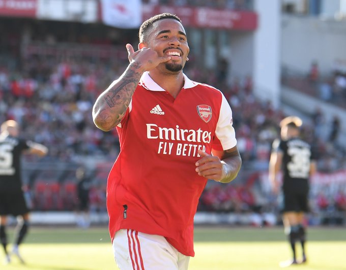 Gabriel Jesus shines against FC Nurnberg in the absence of Thomas Partey