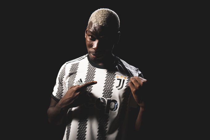 Paul Pogba in Juventus jersey. 