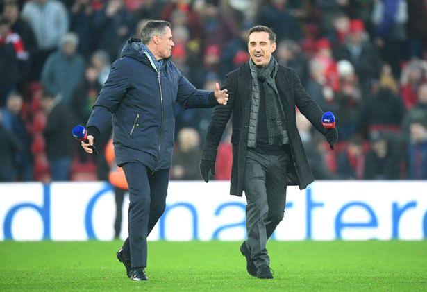 Jamie Carragher calls Gary Neville a clown in heated argument about Ronaldo's importance in Man Utd