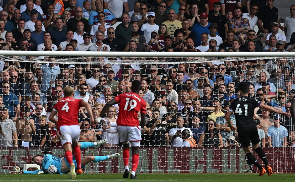 Declan Rice Issues Apology To West Ham fans For Penalty Miss Against West Ham Nottingham Forest