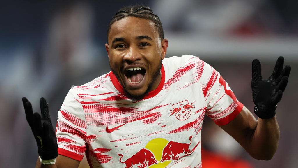 Christopher Nkunku contributed to 34 Bundesliga goals since the start of the previous campaign more than any other player